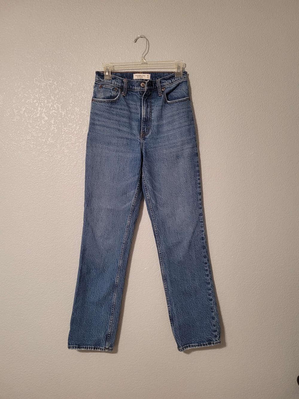 Abercrombie & Fitch Classic High-Rise Blue Women's Jeans Size 26/2 Regular